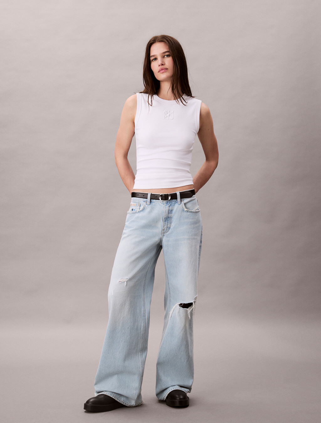 Pantalones vaqueros holgados de cintura baja