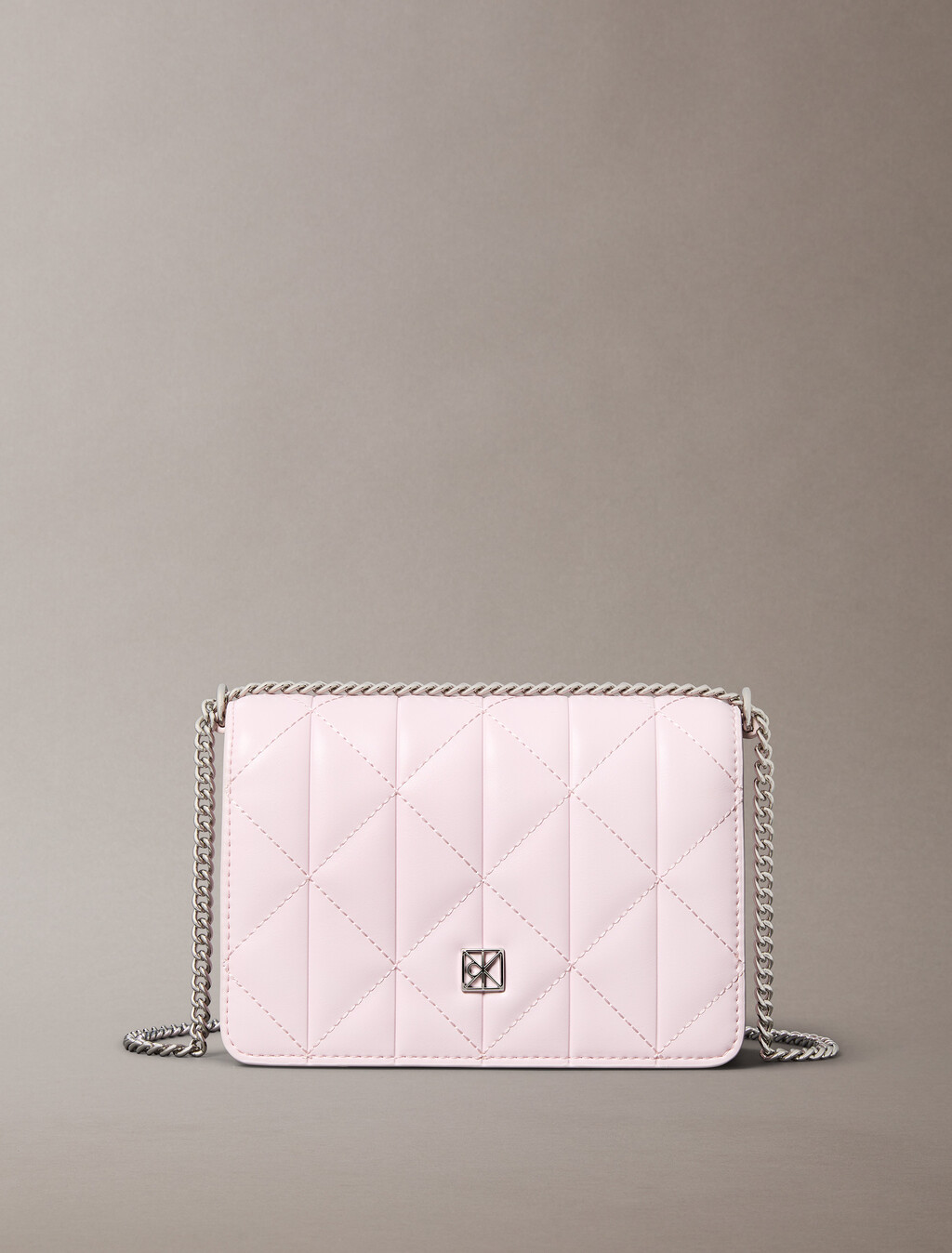 Bolso Mini con Logotipo Estampado Acolchado