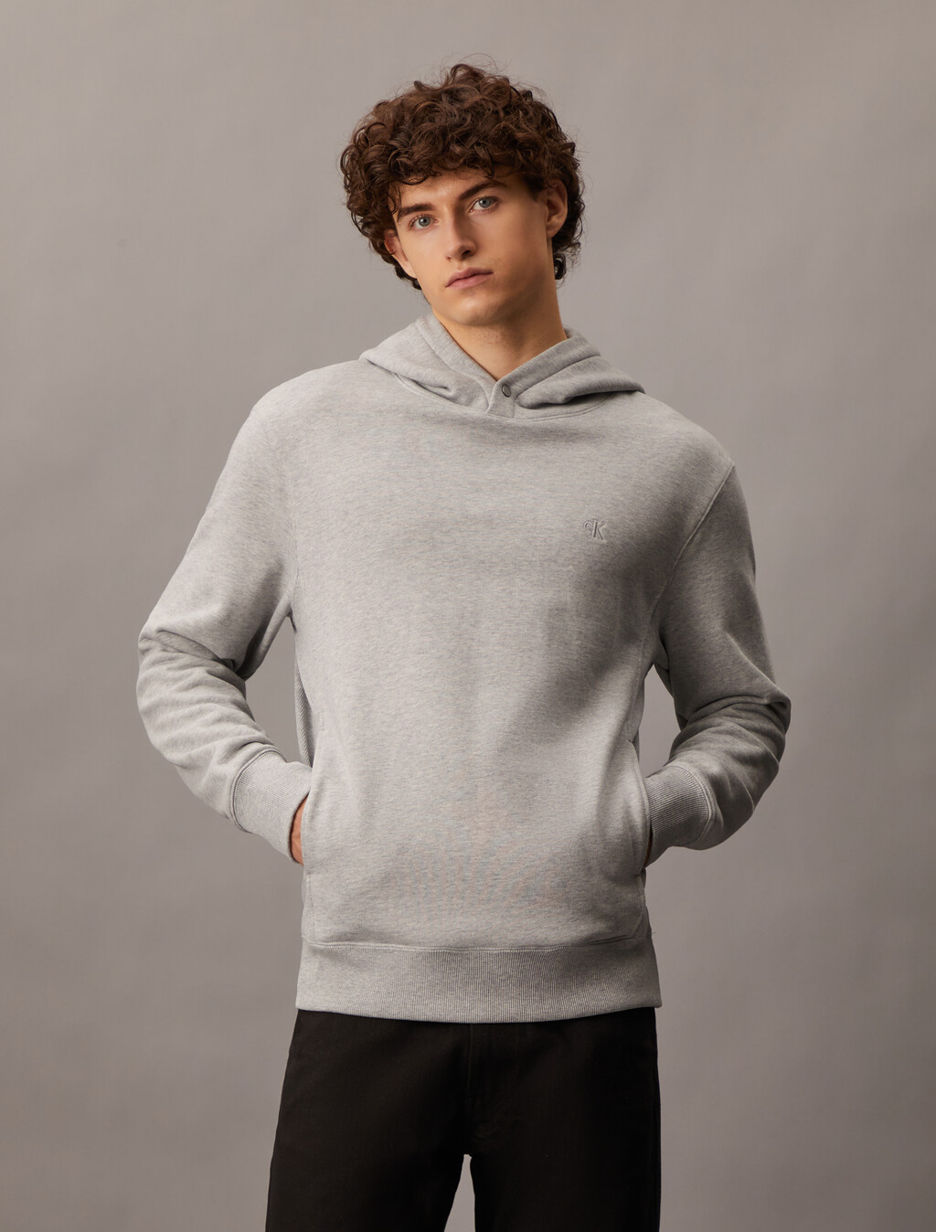 Sudadera con logo de algodón pesado
