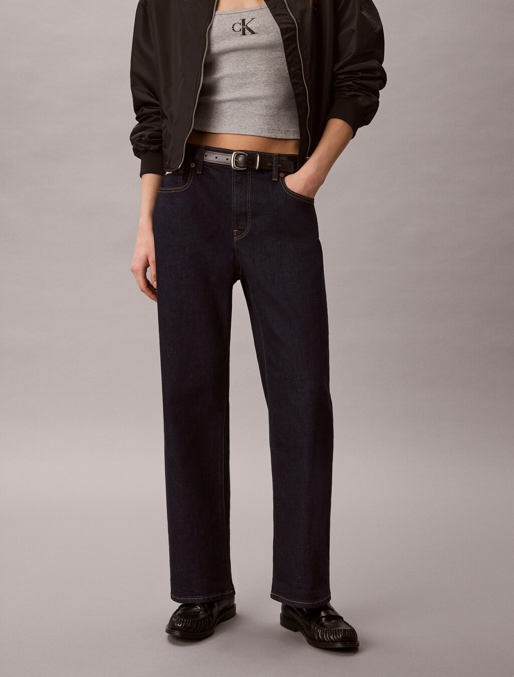 Pantalones vaqueros rectos de los 90 con enjuague clásico Eco Cool