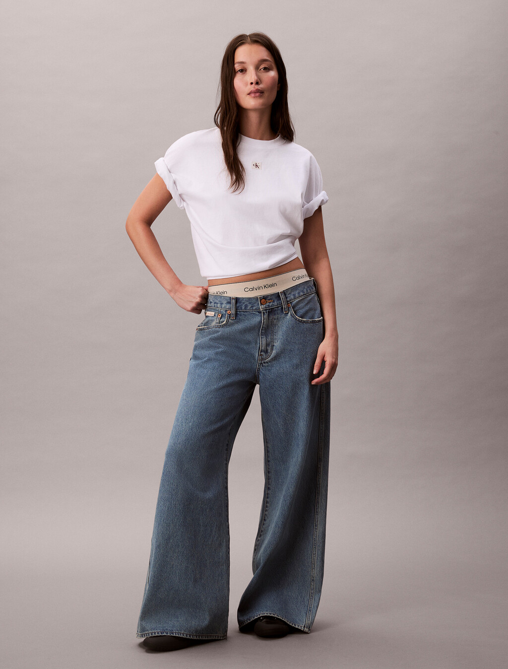 Camiseta Oversized con etiqueta tejida