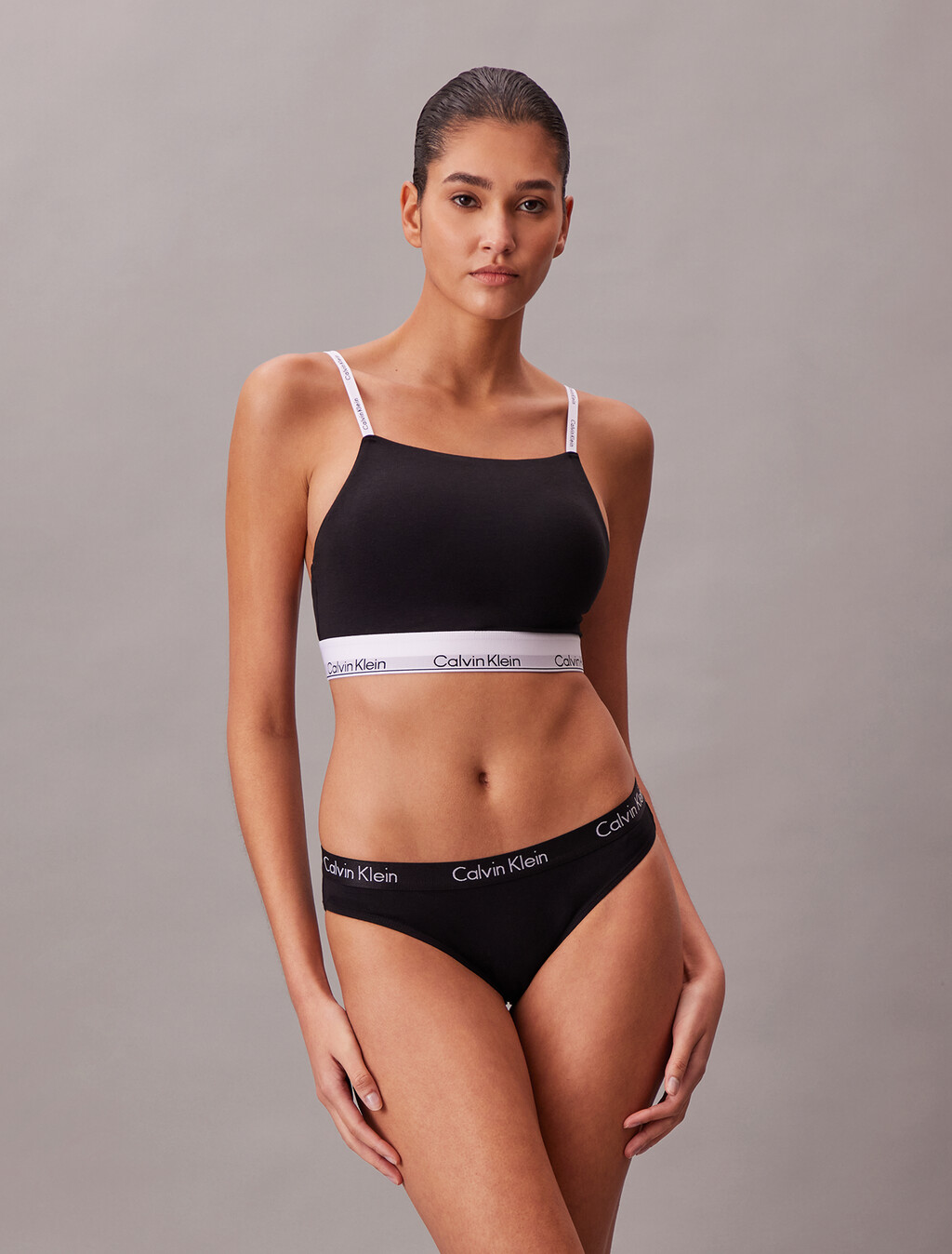 Bralette de algodón y modal con forro ligero Icon