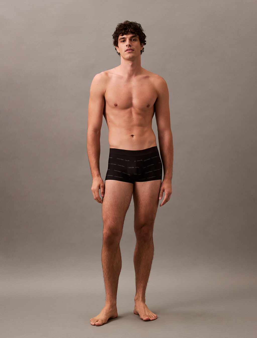 Calzoncillos CK Black Print de cintura baja