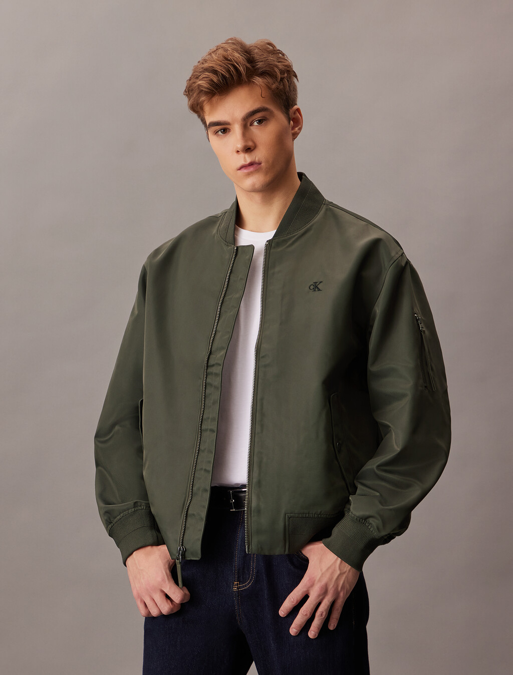 Chaqueta Bomber de Nylon